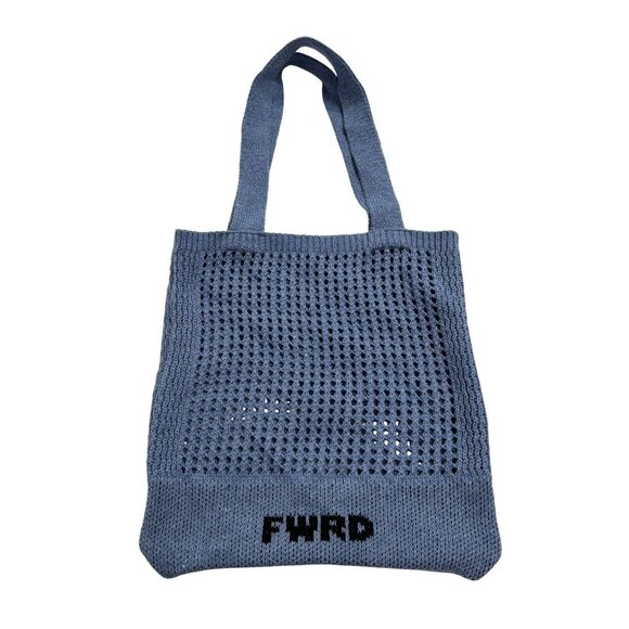 FWRD Knit Tote Bag in Blue - Picture 1 of 6